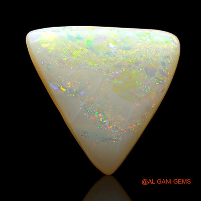 4.00 Cts Unheated Australian Fire Opal Loose Gemstone Trillion Cabochon Natural 14x13x4 mm AE-214