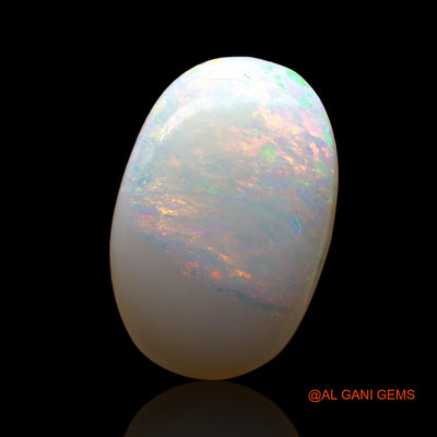 Natural Untreated Fire Opal Loose Gemstone Oval Cabochon From Australia 4.00 Cts 16x11x3 mm AE-215