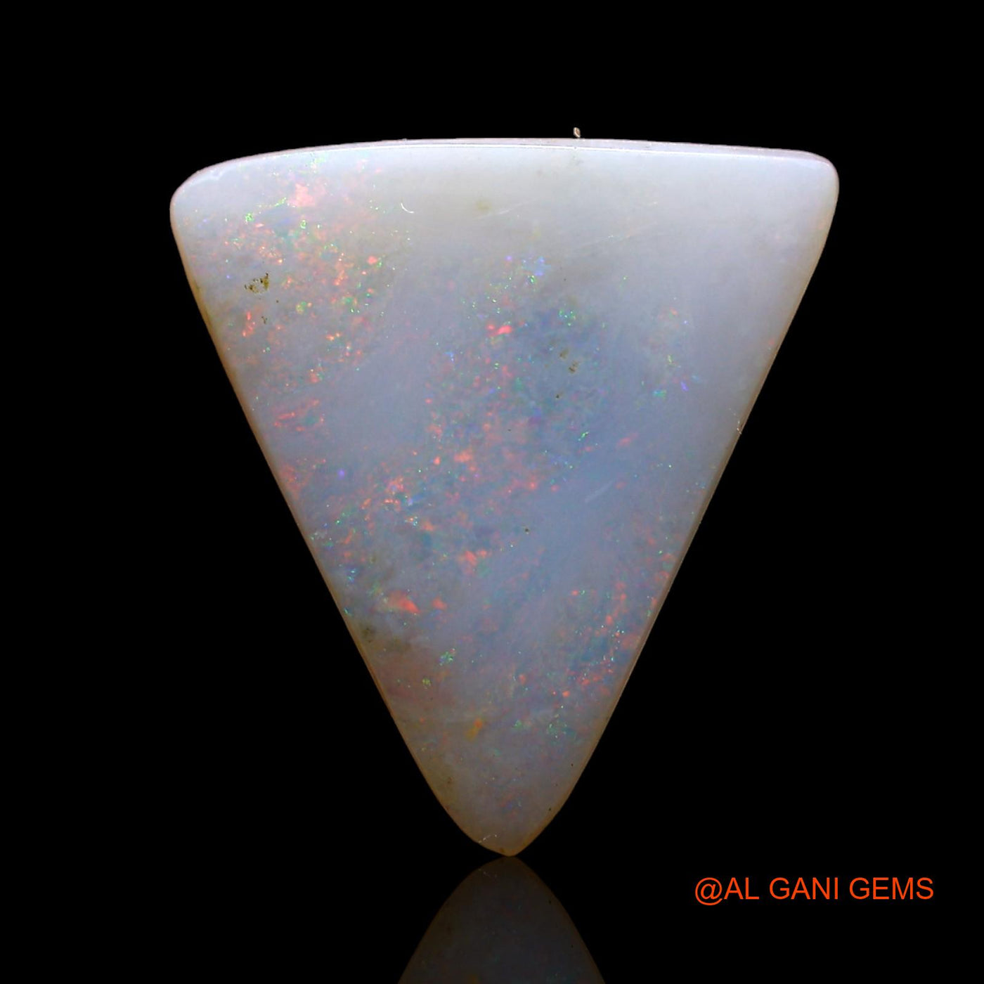 2.00 Cts Natural Australian Fire Opal Loose Gemstone Trillion Cabochon 15x14x2 mm AE-216