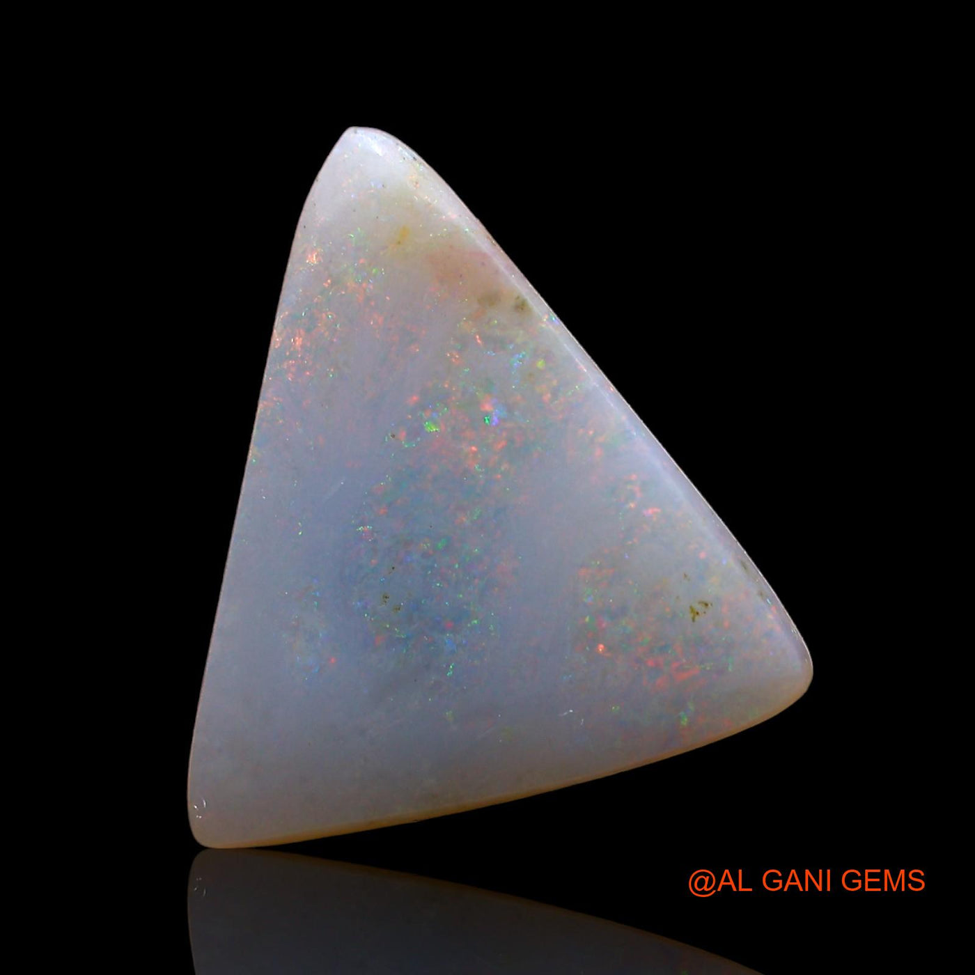 2.00 Cts Natural Australian Fire Opal Loose Gemstone Trillion Cabochon 15x14x2 mm AE-216