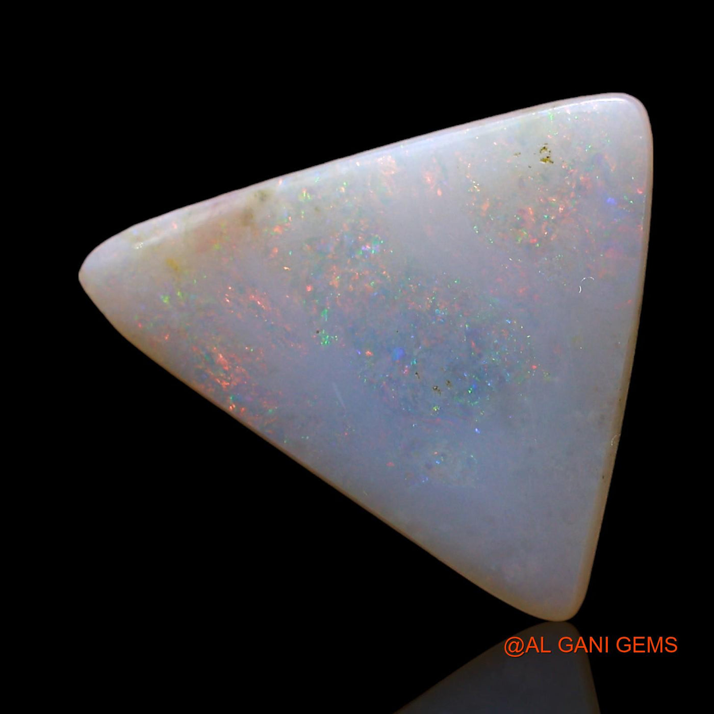 2.00 Cts Natural Australian Fire Opal Loose Gemstone Trillion Cabochon 15x14x2 mm AE-216