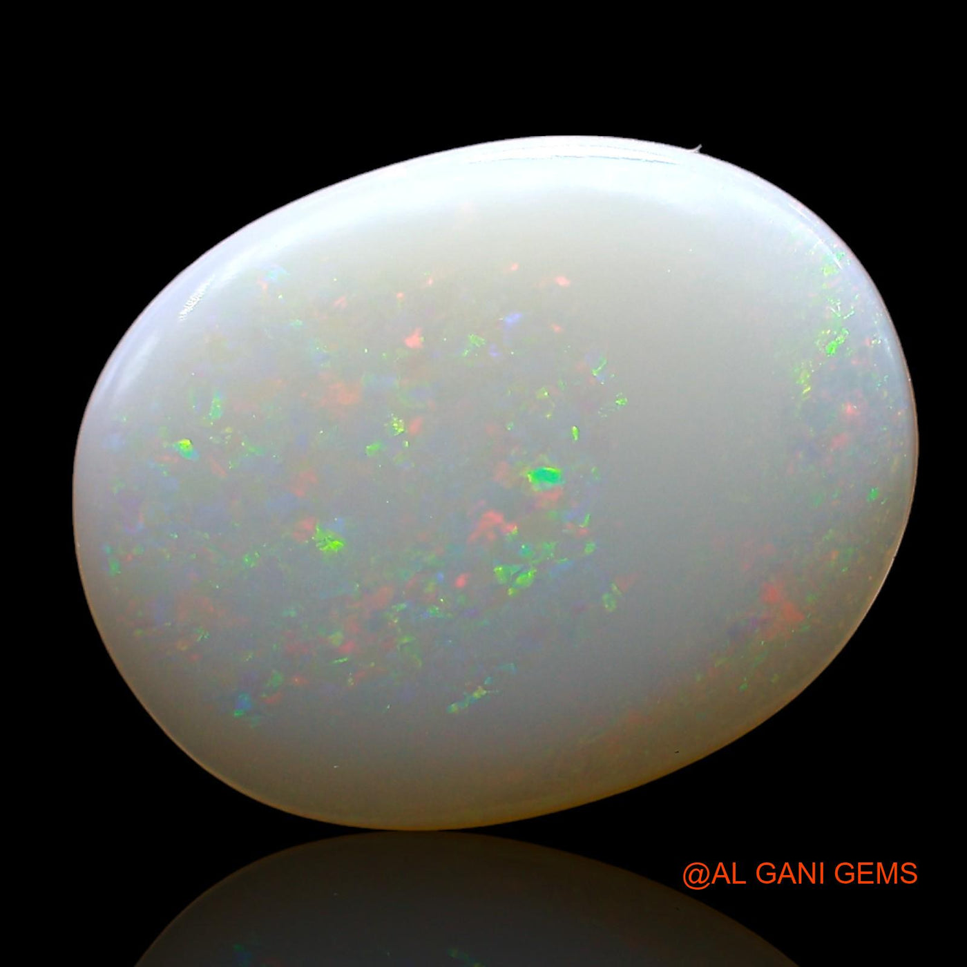 3.00 Cts Unheated Australian Fire Opal Loose Gemstone Oval Cabochon Natural 16x12x2 mm AE-217