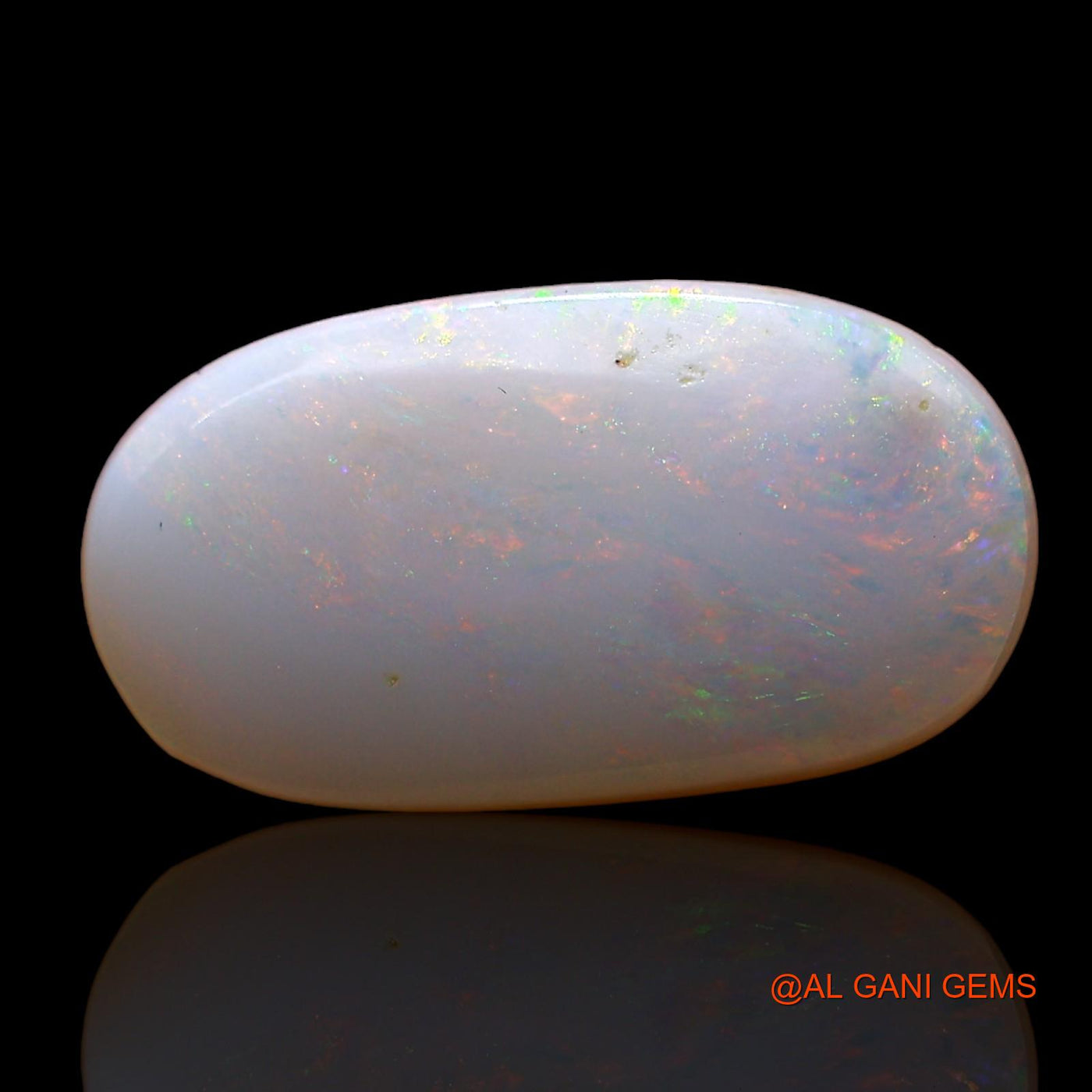 4.00 Cts Natural Australian Fire Opal Loose Gemstone Oval Cabochon 17x9x4 mm AE-218