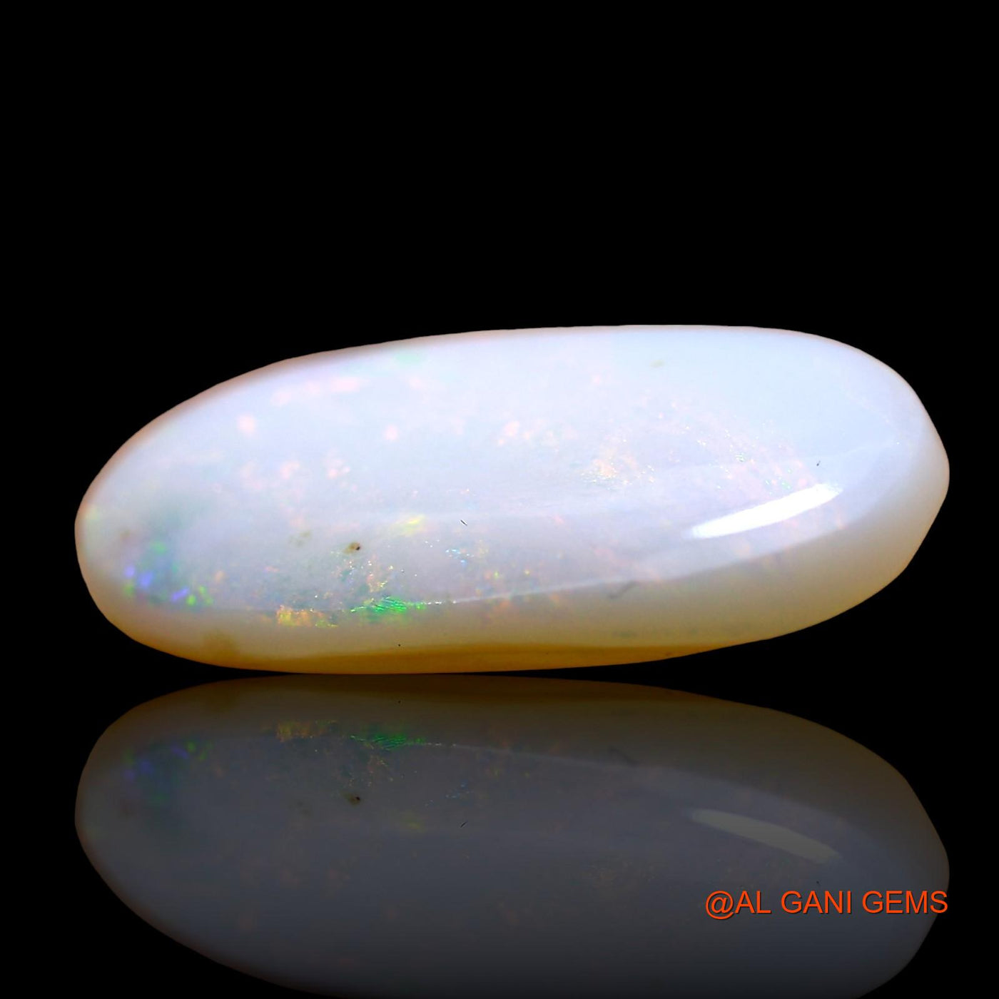 4.00 Cts Natural Australian Fire Opal Loose Gemstone Oval Cabochon 17x9x4 mm AE-218