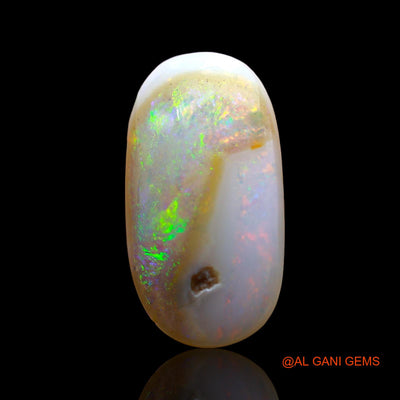 4.00 Cts Natural Australian Fire Opal Loose Gemstone Oval Cabochon 17x9x4 mm AE-218
