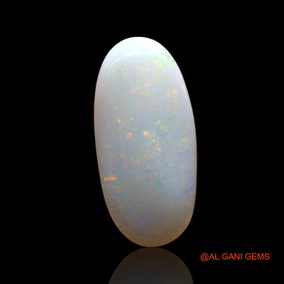 Natural Fire Opal Gemstone 3.00 Cts Loose Oval Cabochon From Australia 18x9x3 mm AE-219