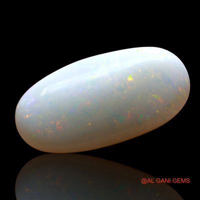 Natural Fire Opal Gemstone 3.00 Cts Loose Oval Cabochon From Australia 18x9x3 mm AE-219