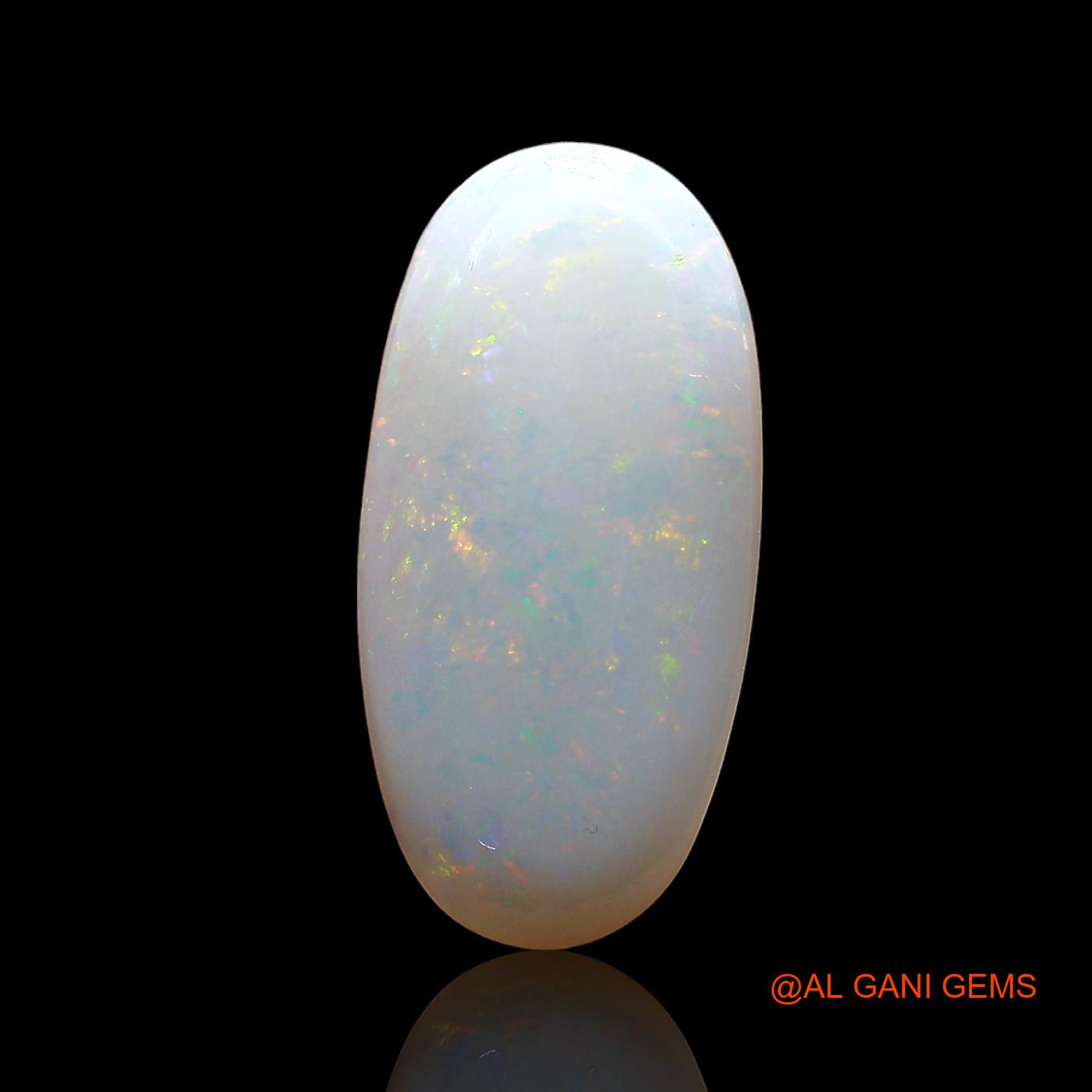 Natural Fire Opal Gemstone 3.00 Cts Loose Oval Cabochon From Australia 18x9x3 mm AE-219