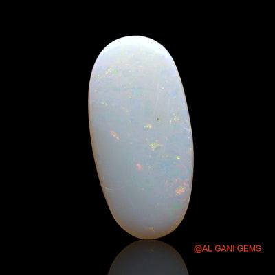 Natural Fire Opal Gemstone 3.00 Cts Loose Oval Cabochon From Australia 18x9x3 mm AE-219