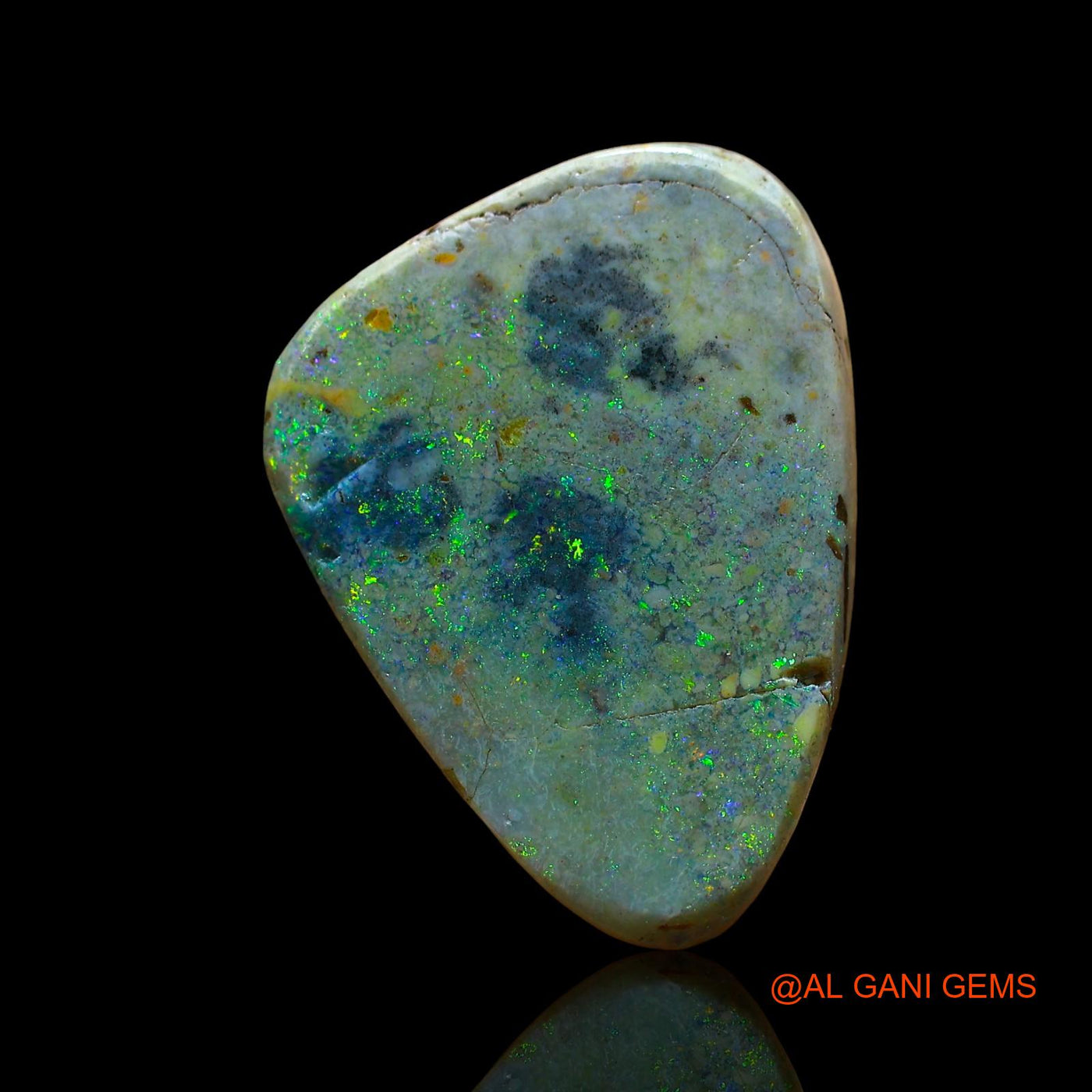 10.00 Cts Unheated Australian Fire Opal Loose Gemstone Fancy Cabochon Natural 20x15x4 mm AE-21