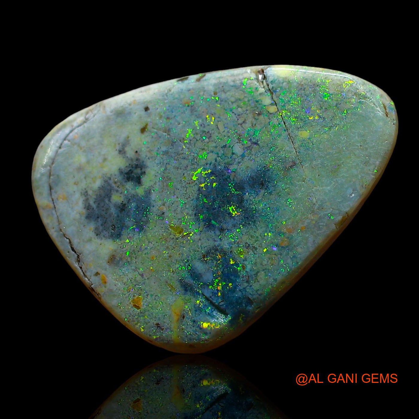 10.00 Cts Unheated Australian Fire Opal Loose Gemstone Fancy Cabochon Natural 20x15x4 mm AE-21