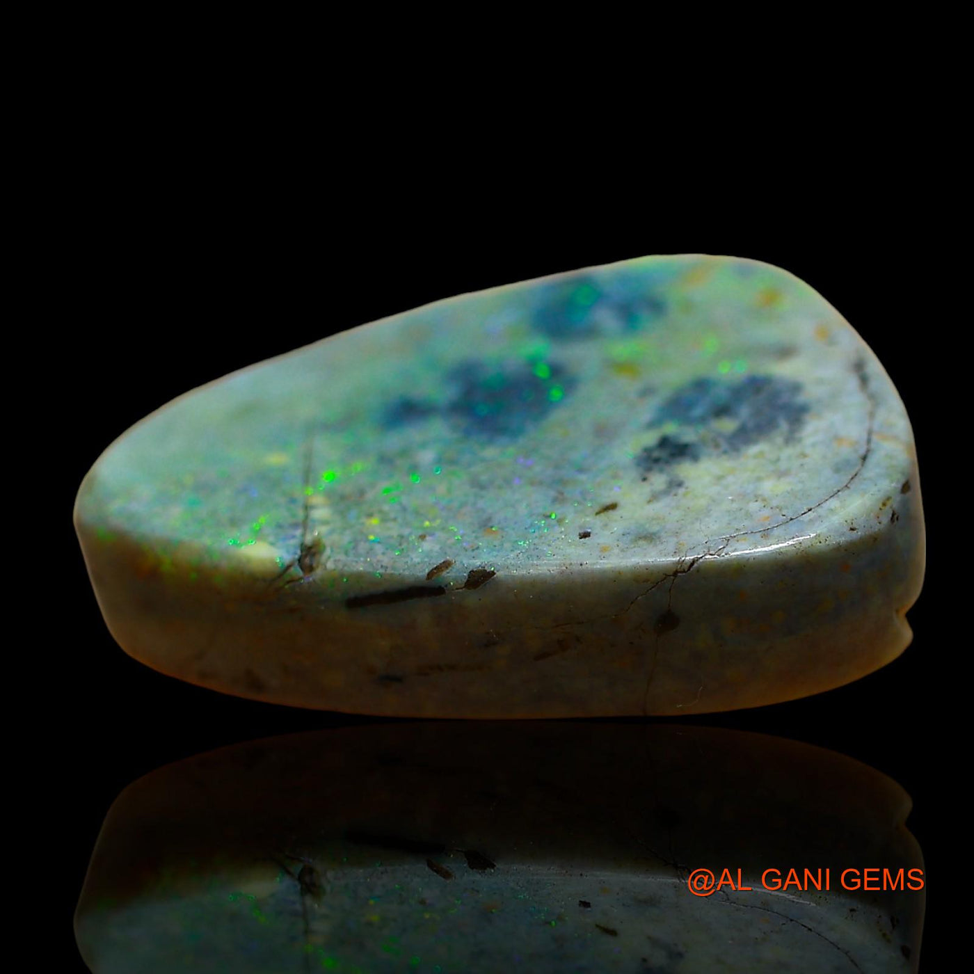 10.00 Cts Unheated Australian Fire Opal Loose Gemstone Fancy Cabochon Natural 20x15x4 mm AE-21