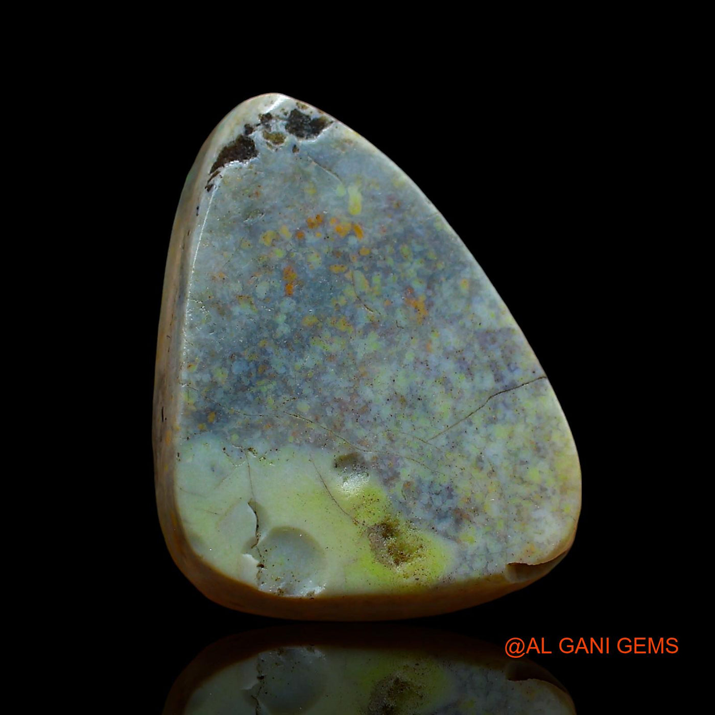 10.00 Cts Unheated Australian Fire Opal Loose Gemstone Fancy Cabochon Natural 20x15x4 mm AE-21