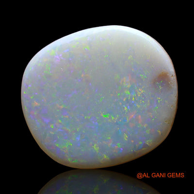Natural Fire Opal Gemstone 4.00 Cts Loose Oval Cabochon From Australia 15x13x3 mm AE-221