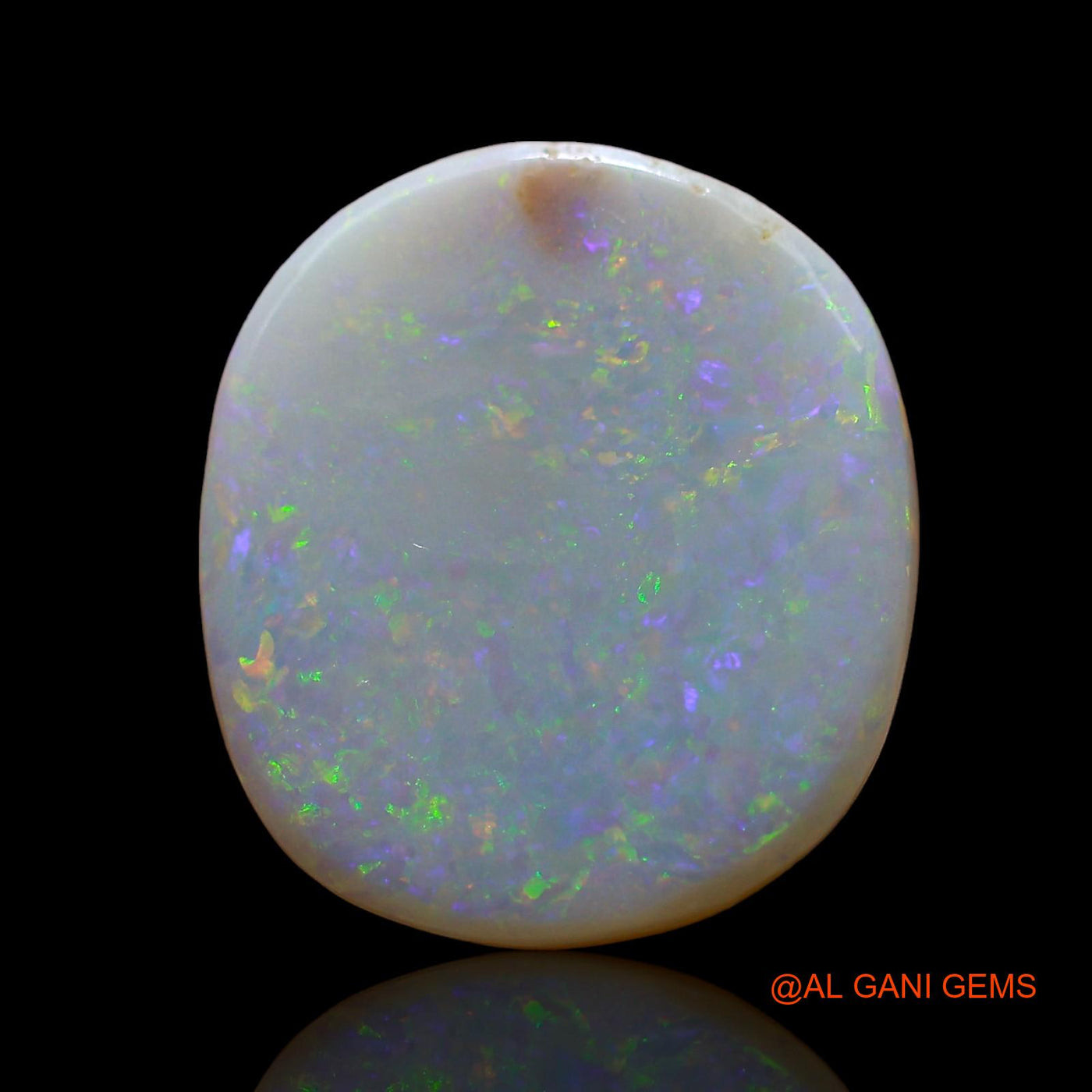 Natural Fire Opal Gemstone 4.00 Cts Loose Oval Cabochon From Australia 15x13x3 mm AE-221