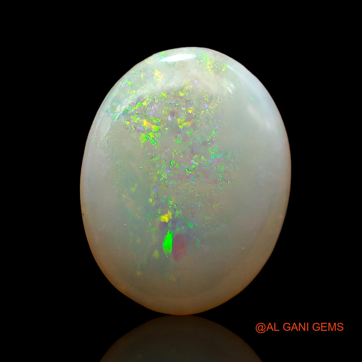 3.00 Cts Natural Australian Fire Opal Loose Gemstone Oval Cabochon 15x12x3 mm AE-223