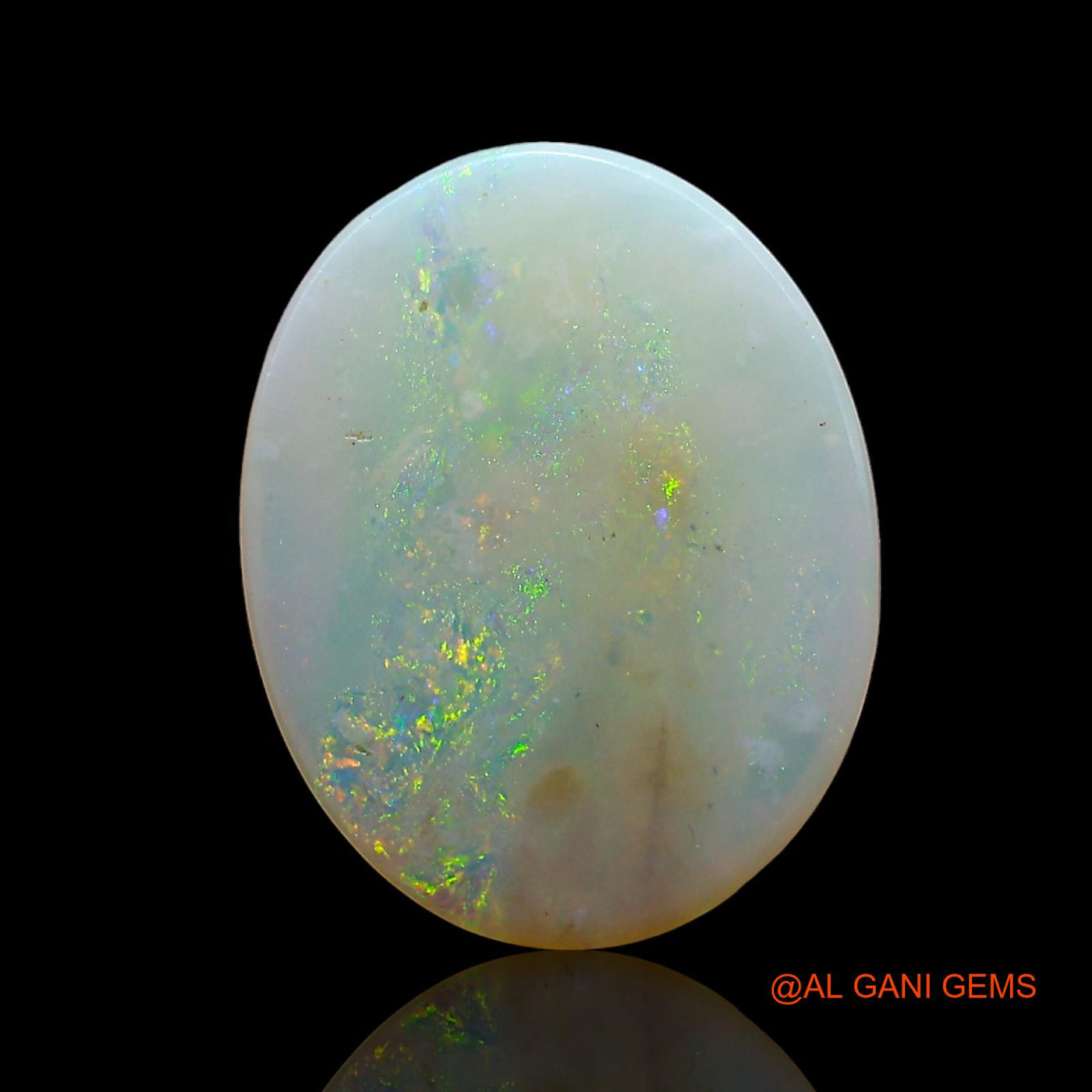 3.00 Cts Natural Australian Fire Opal Loose Gemstone Oval Cabochon 15x12x3 mm AE-223