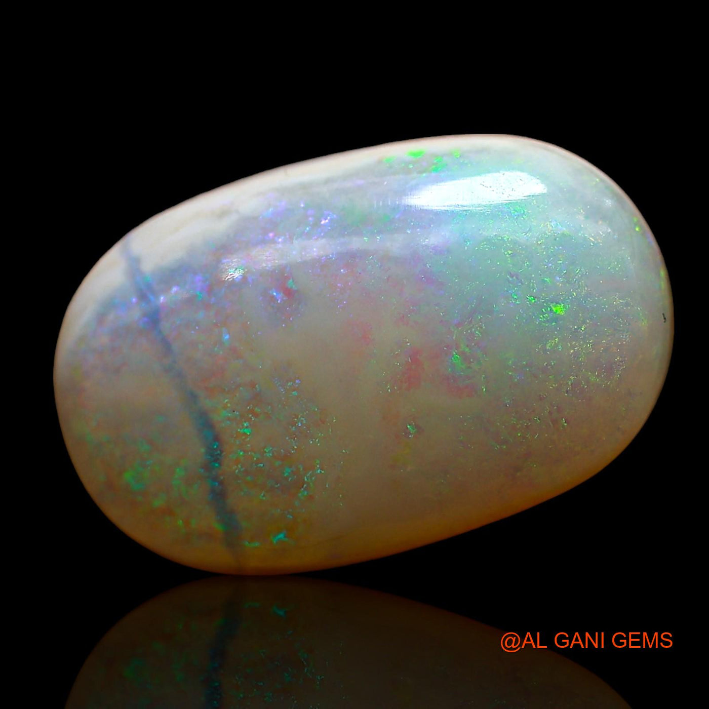 5.00 Cts Natural Australian Fire Opal Loose Gemstone Oval Cabochon 16x10x4 mm AE-224