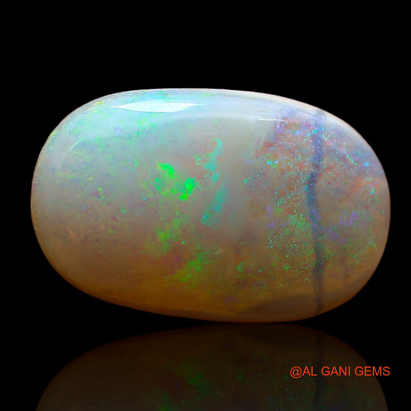 5.00 Cts Natural Australian Fire Opal Loose Gemstone Oval Cabochon 16x10x4 mm AE-224