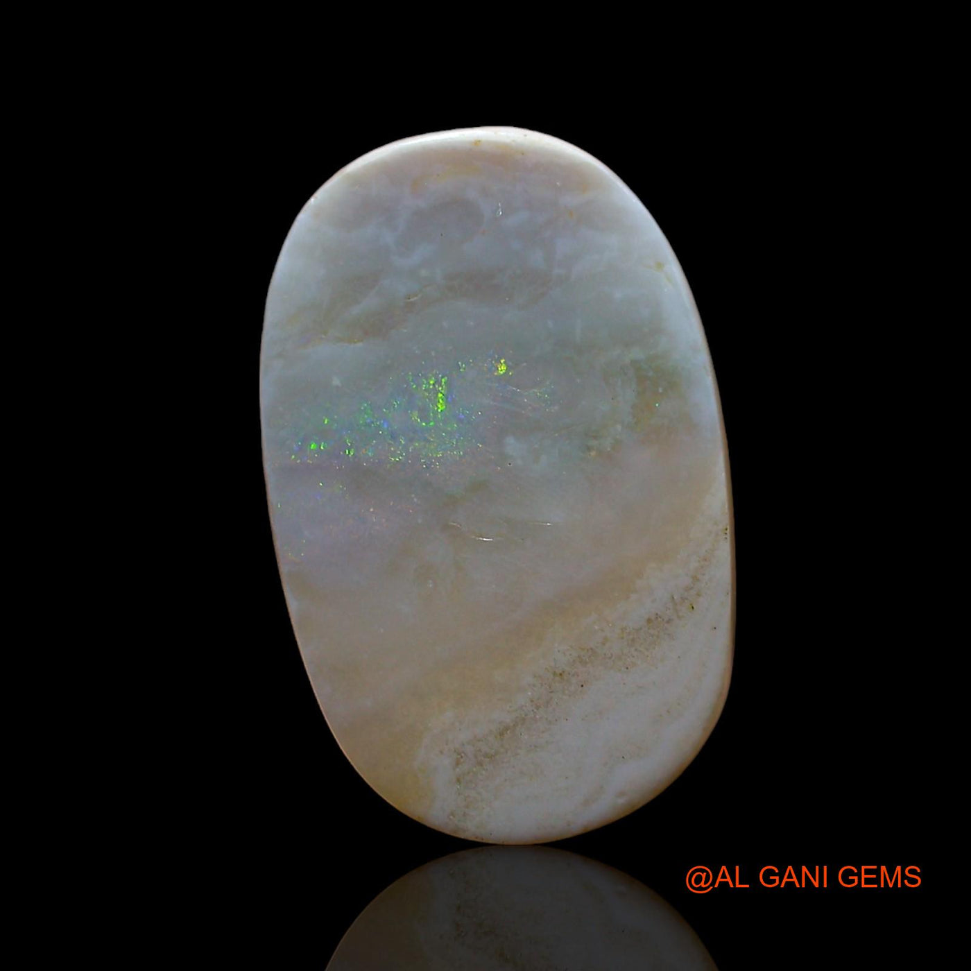 5.00 Cts Natural Australian Fire Opal Loose Gemstone Oval Cabochon 16x10x4 mm AE-224