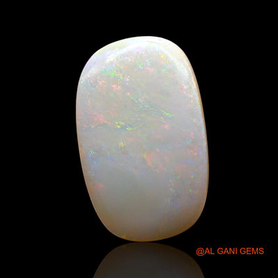 Natural Fire Opal Gemstone 3.00 Cts Loose Oval Cabochon From Australia 16x10x2 mm AE-226
