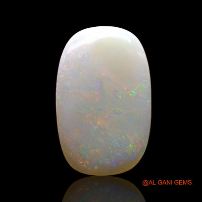 Natural Fire Opal Gemstone 3.00 Cts Loose Oval Cabochon From Australia 16x10x2 mm AE-226