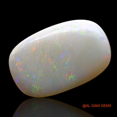 Natural Fire Opal Gemstone 3.00 Cts Loose Oval Cabochon From Australia 16x10x2 mm AE-226