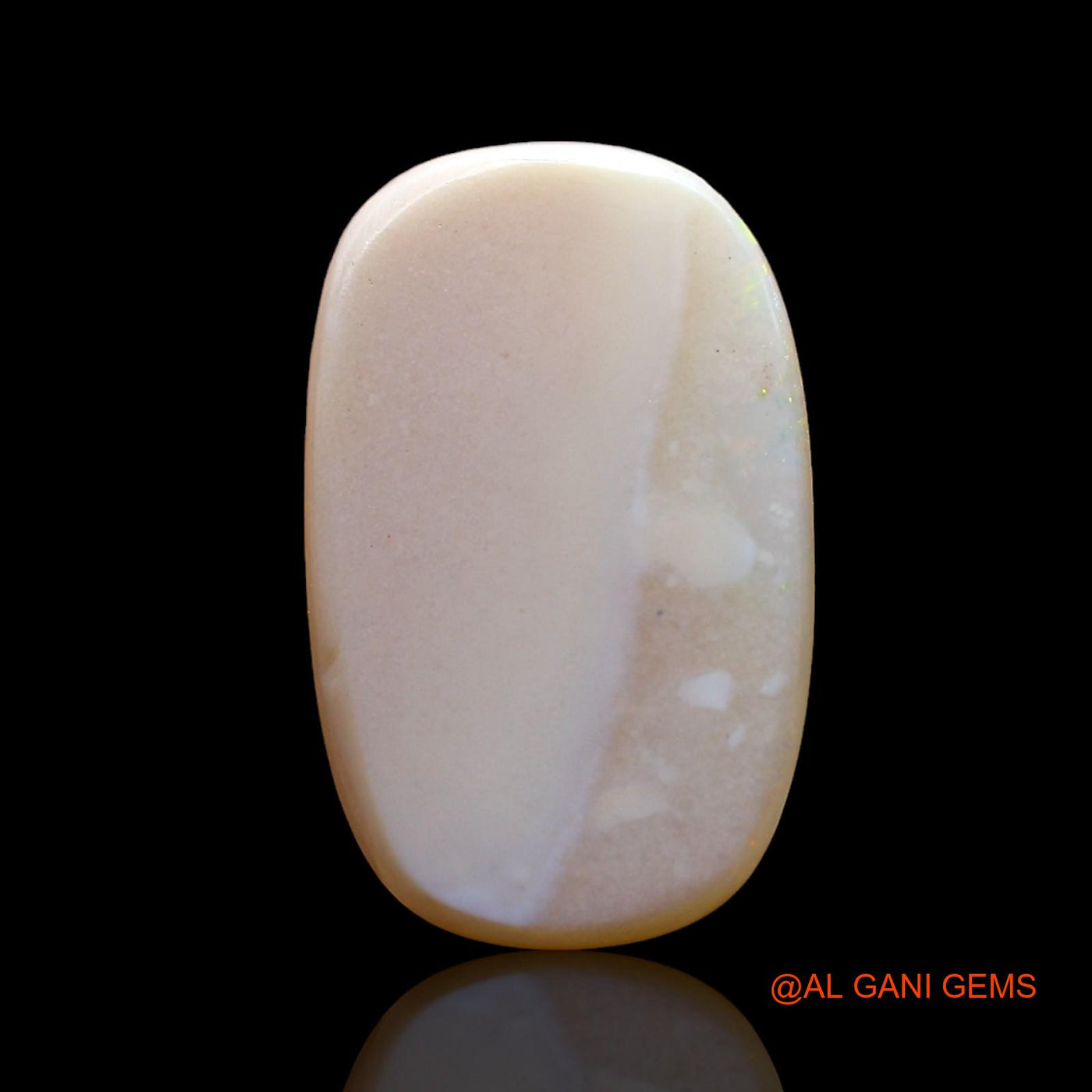 Natural Fire Opal Gemstone 3.00 Cts Loose Oval Cabochon From Australia 16x10x2 mm AE-226