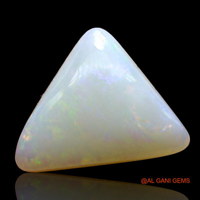 3.00 Cts Unheated Australian Fire Opal Loose Gemstone Trillion Cabochon Natural 13x13x4 mm AE-227