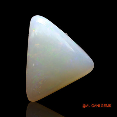 3.00 Cts Unheated Australian Fire Opal Loose Gemstone Trillion Cabochon Natural 13x13x4 mm AE-227