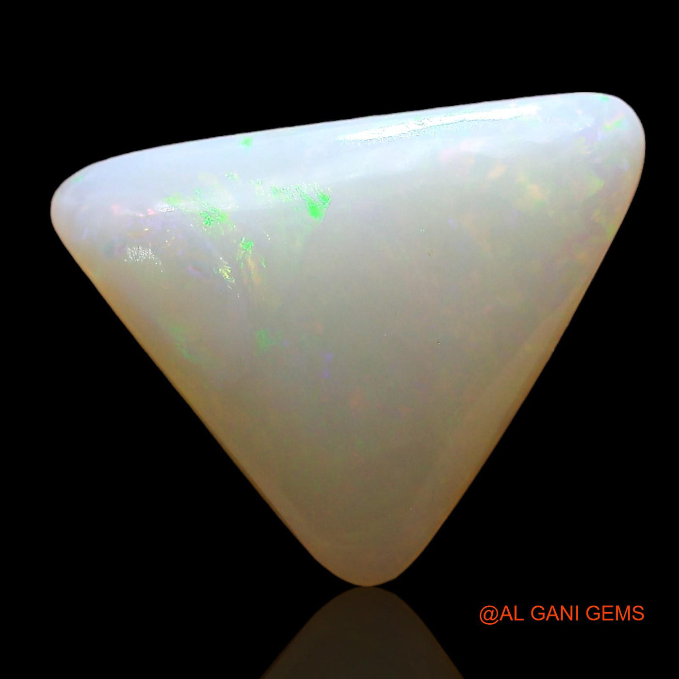 3.00 Cts Unheated Australian Fire Opal Loose Gemstone Trillion Cabochon Natural 13x13x4 mm AE-227