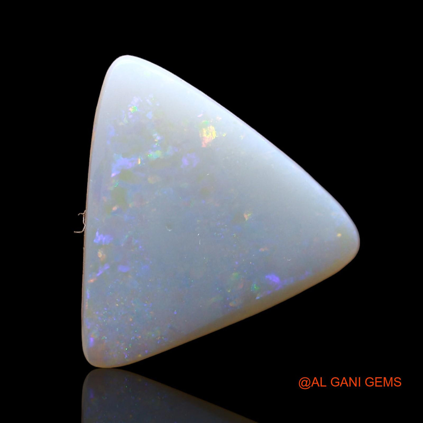 2.00 Cts Natural Australian Fire Opal Loose Gemstone Trillion Cabochon 13x13x2 mm AE-229