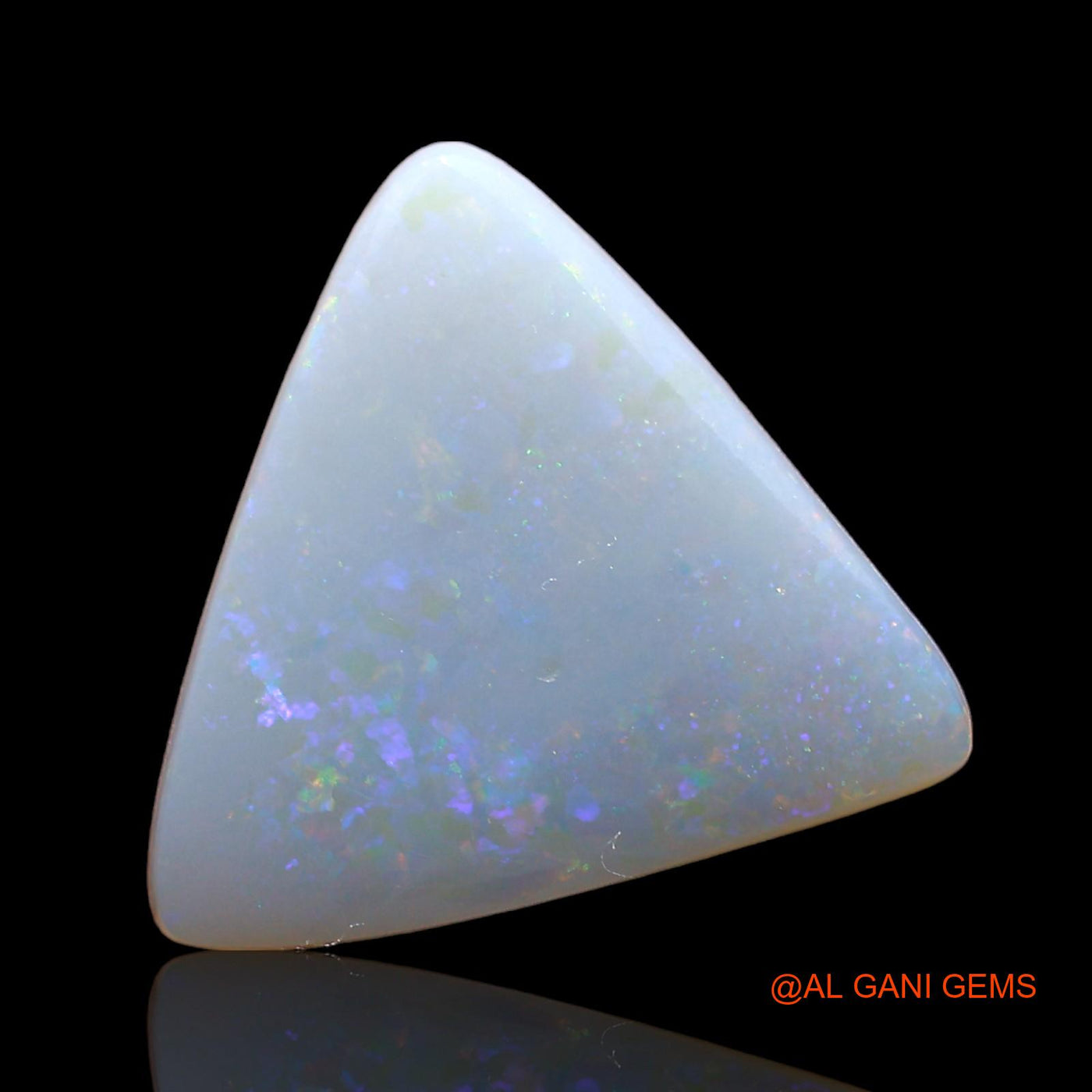 2.00 Cts Natural Australian Fire Opal Loose Gemstone Trillion Cabochon 13x13x2 mm AE-229