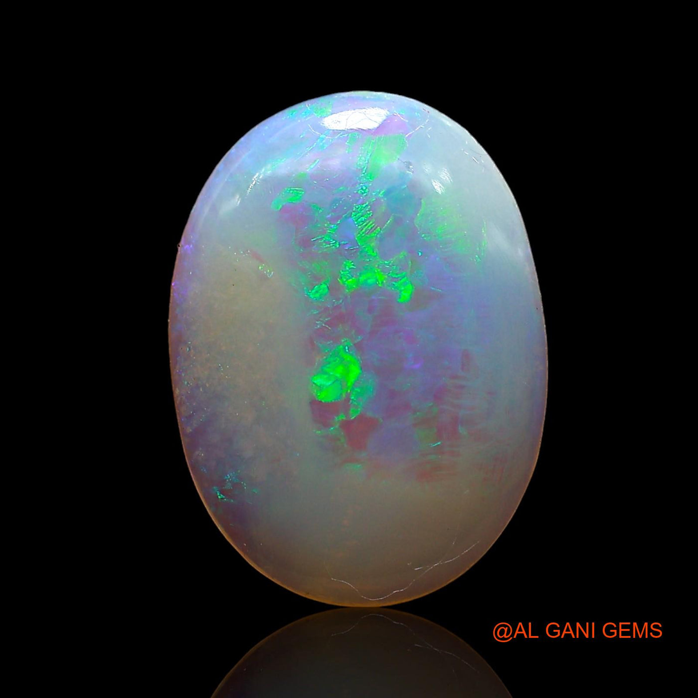 3.00 Cts Natural Australian Fire Opal Loose Gemstone Oval Cabochon 15x11x2 mm AE-230
