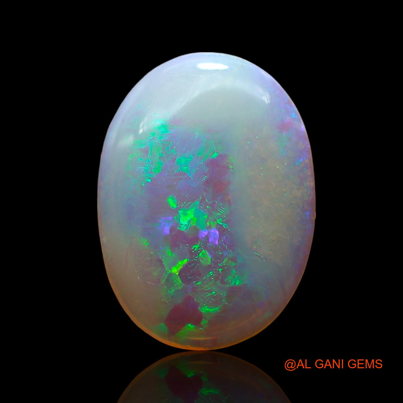3.00 Cts Natural Australian Fire Opal Loose Gemstone Oval Cabochon 15x11x2 mm AE-230