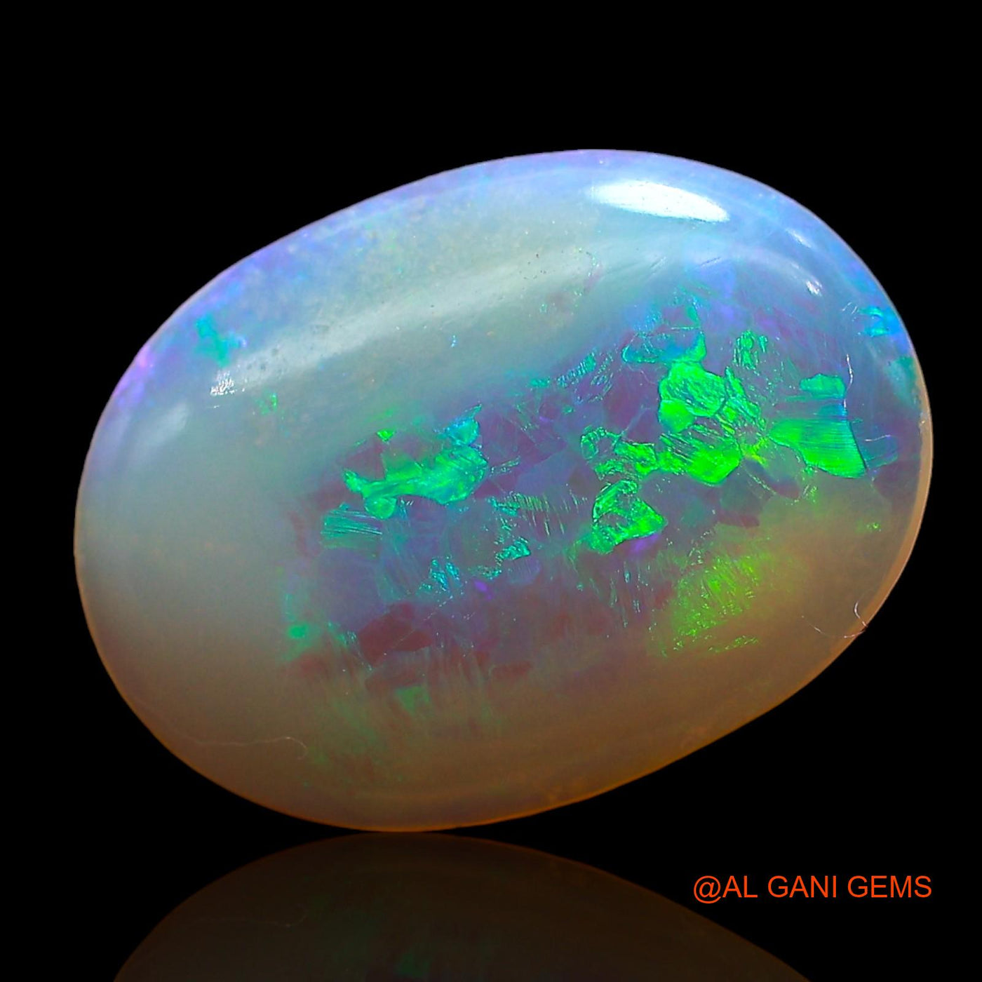 3.00 Cts Natural Australian Fire Opal Loose Gemstone Oval Cabochon 15x11x2 mm AE-230