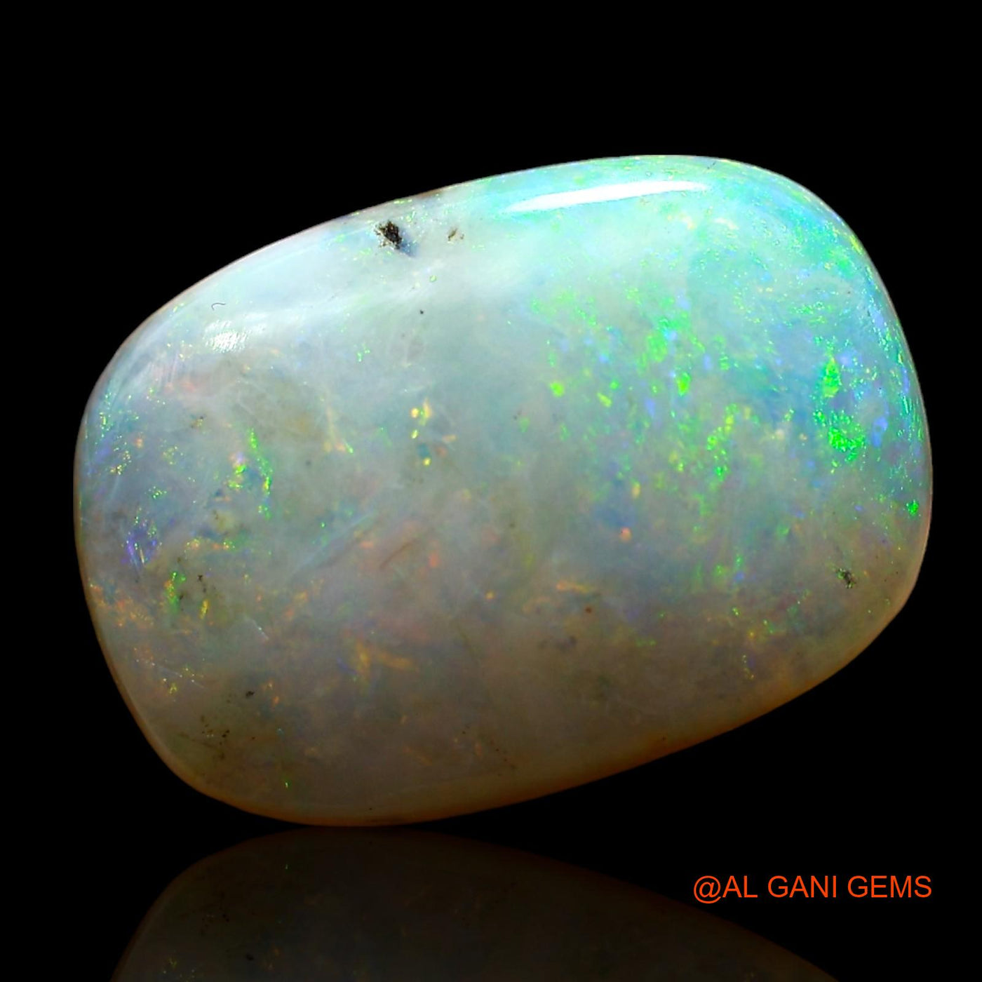 4.00 Cts Natural Australian Fire Opal Loose Gemstone Oval Cabochon 14x10x4 mm AE-231