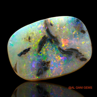 4.00 Cts Natural Australian Fire Opal Loose Gemstone Oval Cabochon 14x10x4 mm AE-231