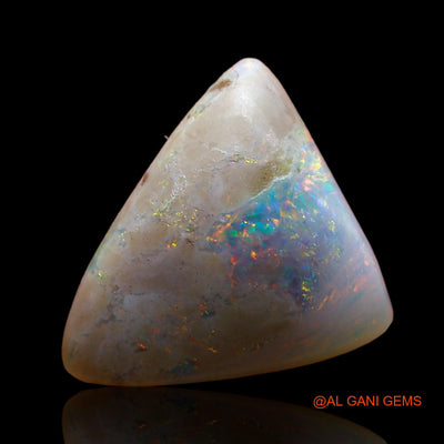 4.00 Cts Natural Australian Fire Opal Trillion Cabochon Loose Gemstone For Jewelry 13x12x4 mm AE-232