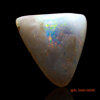 4.00 Cts Natural Australian Fire Opal Trillion Cabochon Loose Gemstone For Jewelry 13x12x4 mm AE-232