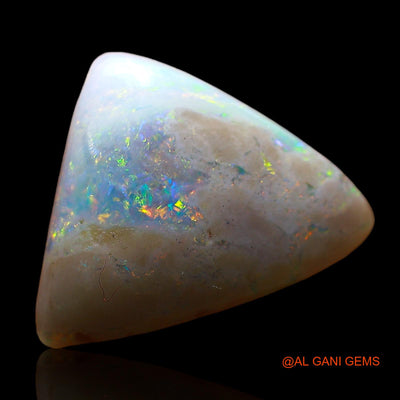 4.00 Cts Natural Australian Fire Opal Trillion Cabochon Loose Gemstone For Jewelry 13x12x4 mm AE-232