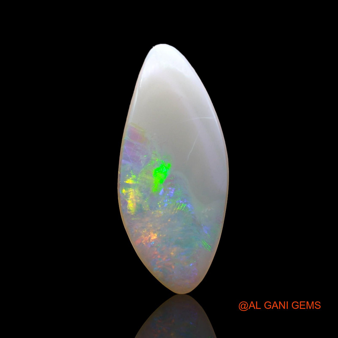 2.00 Cts Natural Australian Fire Opal Loose Gemstone Fancy Cabochon 19x8x2 mm AE-233