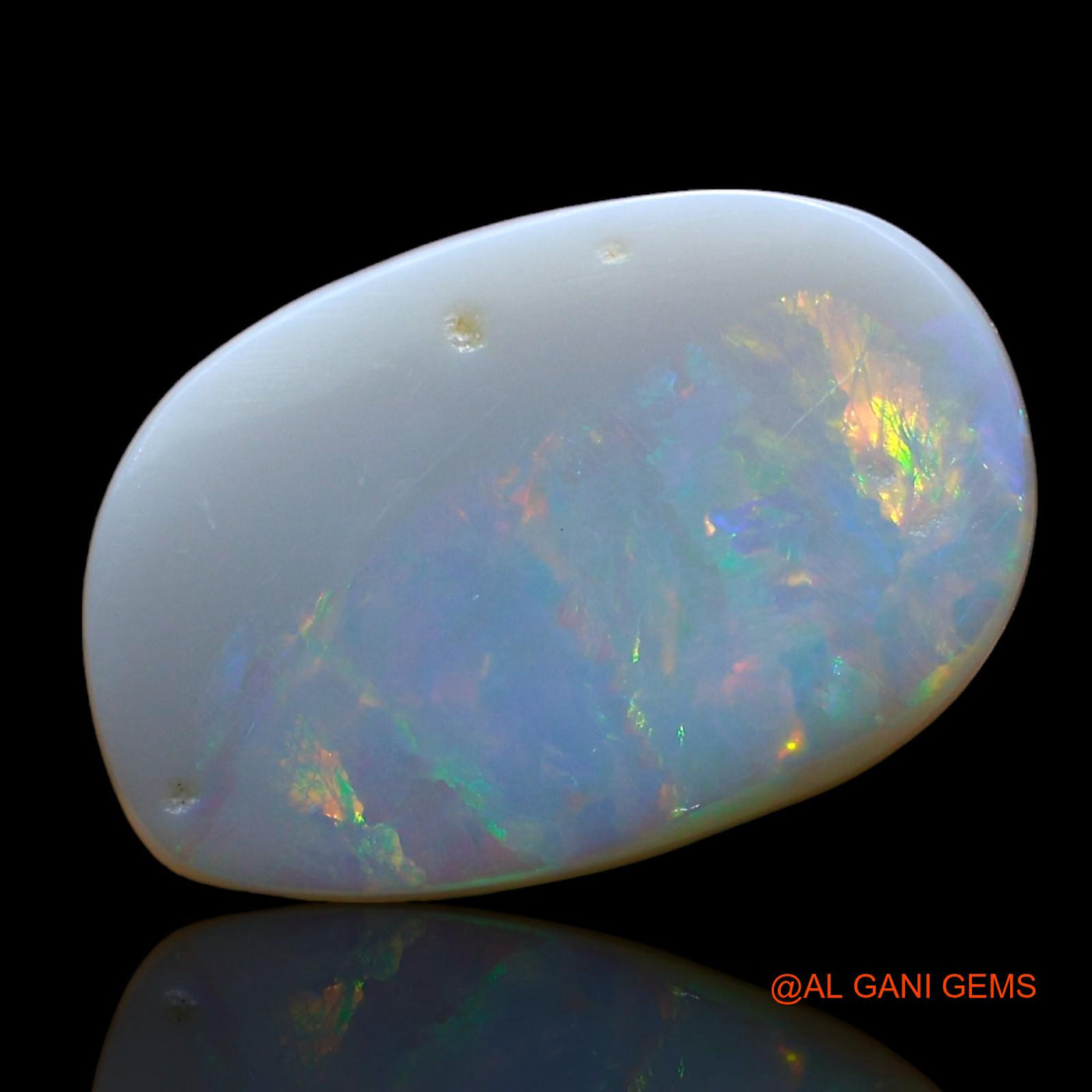 3.00 Cts Unheated Australian Fire Opal Loose Gemstone Fancy Cabochon Natural 16x10x3 mm AE-234