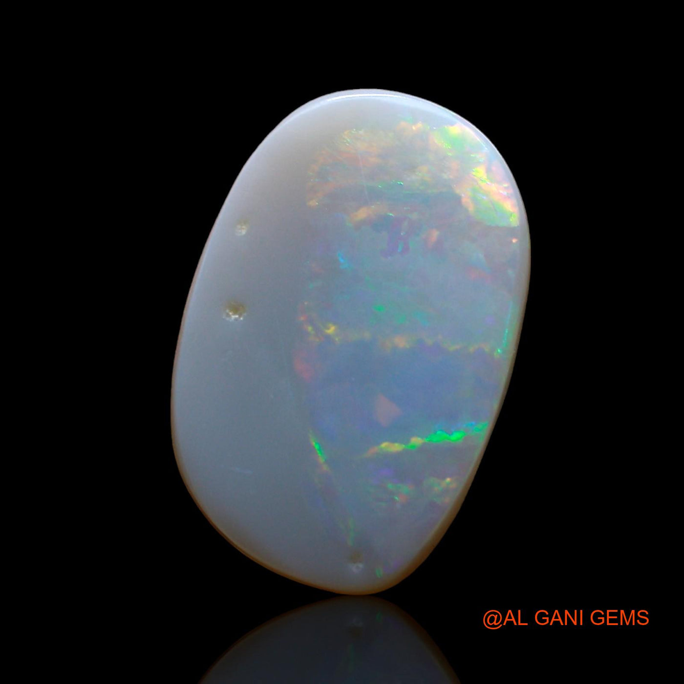 3.00 Cts Unheated Australian Fire Opal Loose Gemstone Fancy Cabochon Natural 16x10x3 mm AE-234