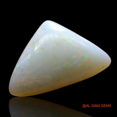 4.00 Cts Unheated Australian Fire Opal Loose Gemstone Trillion Cabochon Natural 16x10x4 mm AE-236