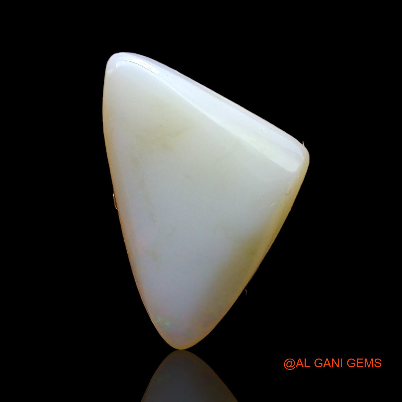 4.00 Cts Unheated Australian Fire Opal Loose Gemstone Trillion Cabochon Natural 16x10x4 mm AE-236