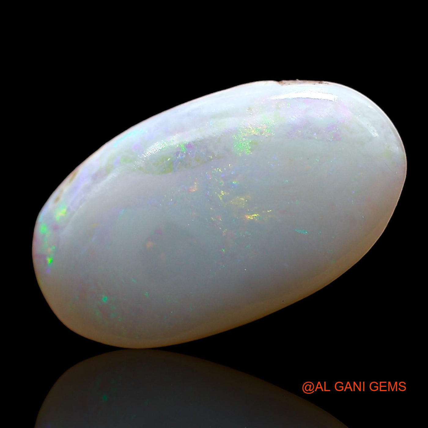4.00 Cts Natural Australian Fire Opal Loose Gemstone Oval Cabochon 16x9x4 mm AE-237