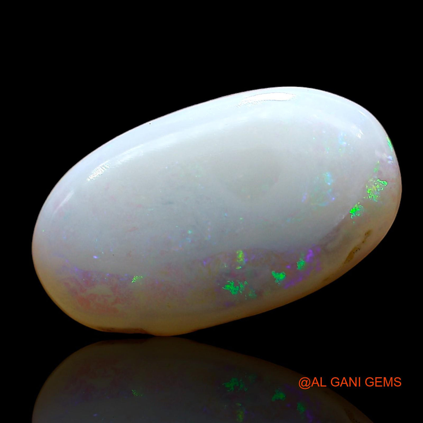 4.00 Cts Natural Australian Fire Opal Loose Gemstone Oval Cabochon 16x9x4 mm AE-237
