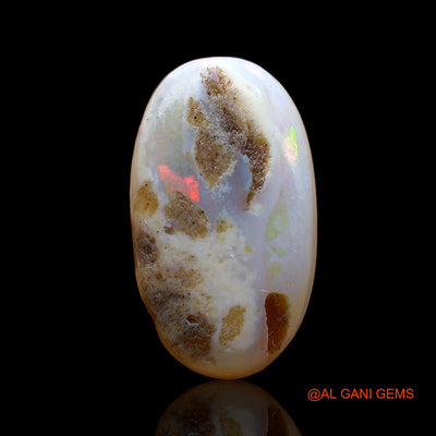 4.00 Cts Natural Australian Fire Opal Loose Gemstone Oval Cabochon 16x9x4 mm AE-237