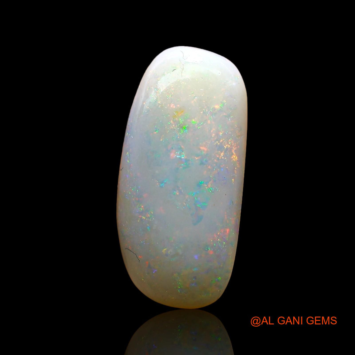 3.00 Cts Natural Australian Fire Opal Loose Gemstone Oval Cabochon 17x8x3 mm AE-239